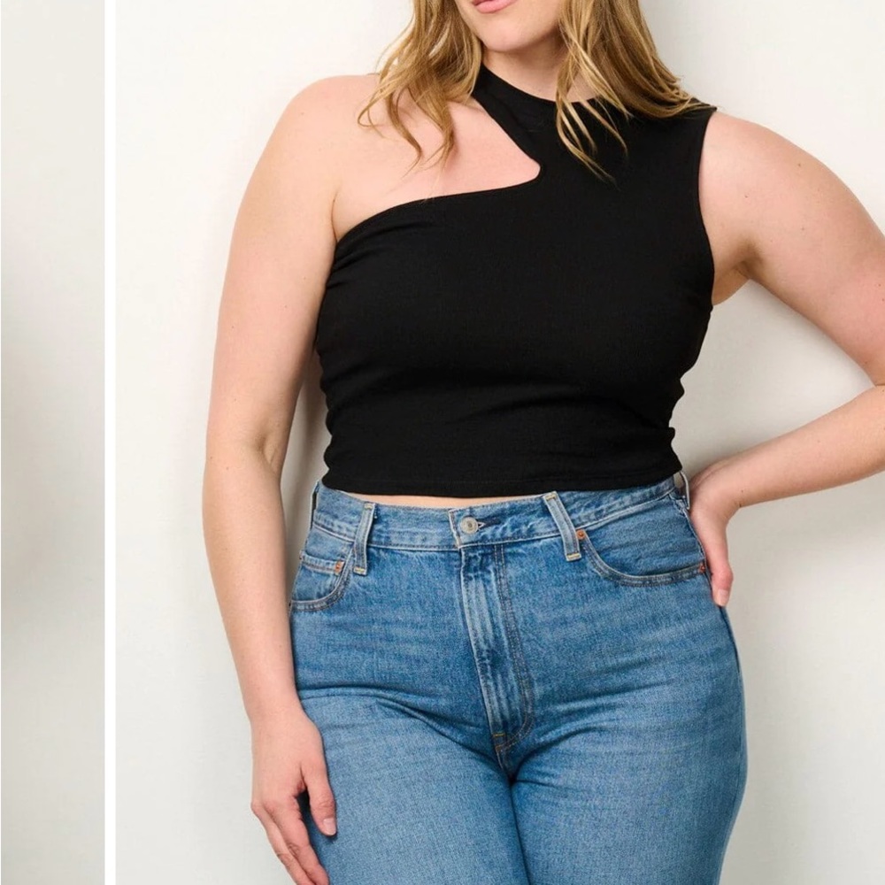 Plus size One shoulder